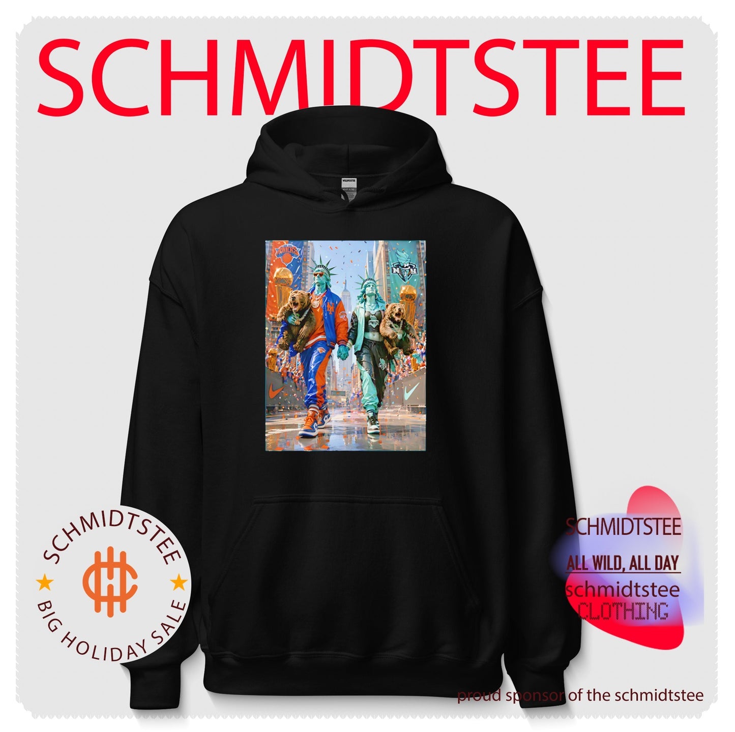 Statue Of Liberty NY Knicks And NY Liberty Championship Celebration shirt
