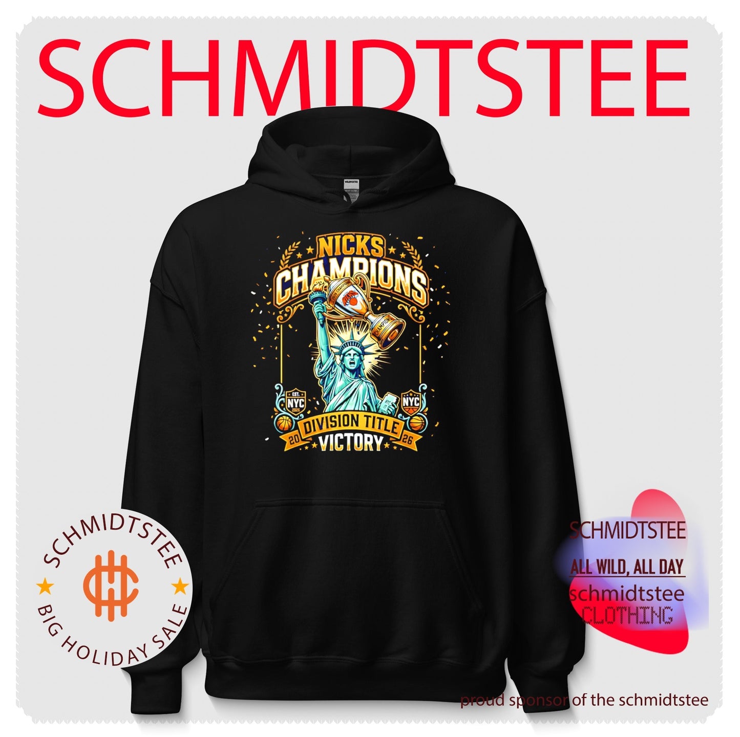 Statue of Liberty New York Knicks 2026 Division Title Champions shirt