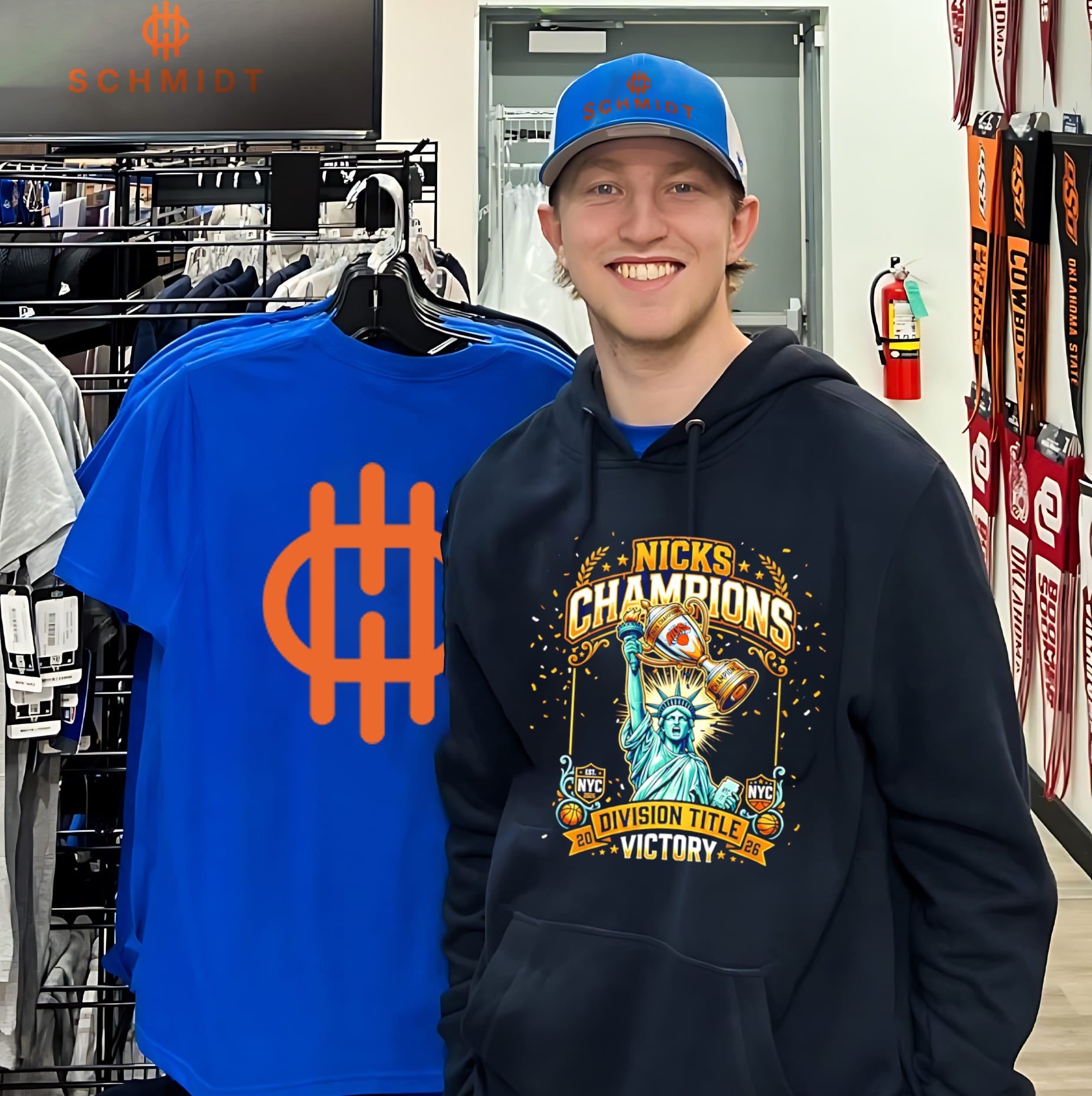 Statue of Liberty New York Knicks 2026 Division Title Champions shirt