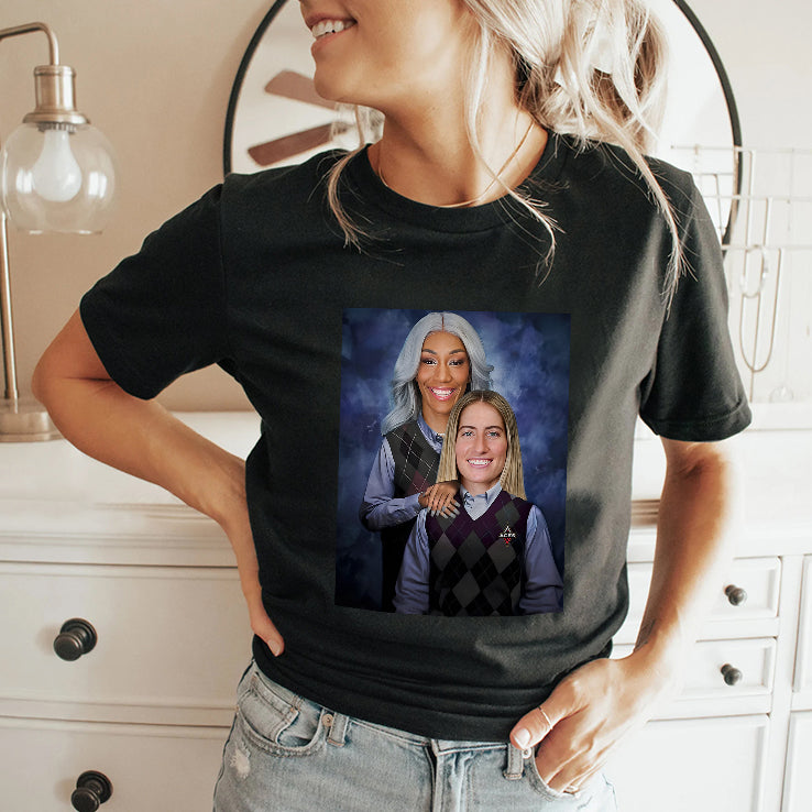 Step Sisters A’ja Wilson And Kate Martin T Shirt