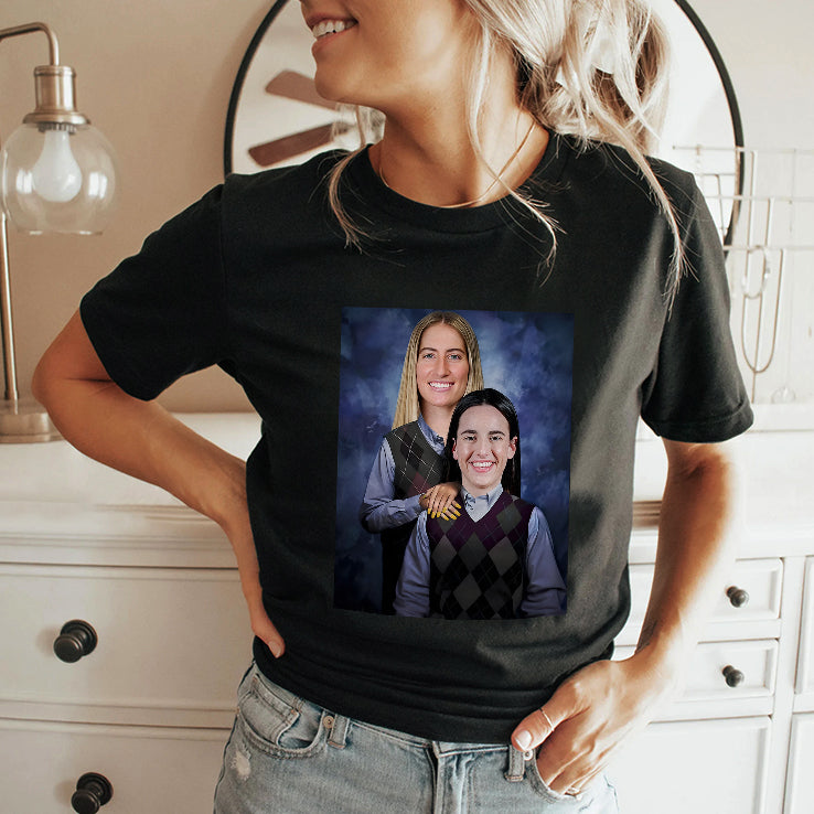 Step Sisters Caitlin Clark And Kate Martin T Shirt