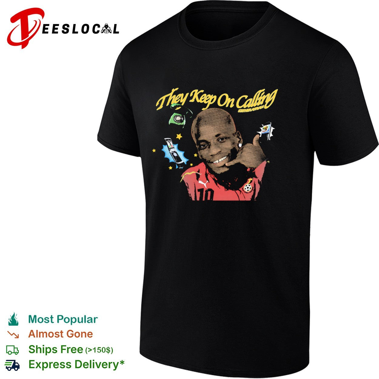 Stephen Appiah Ghana National Football Team They Keep On Calling shirt