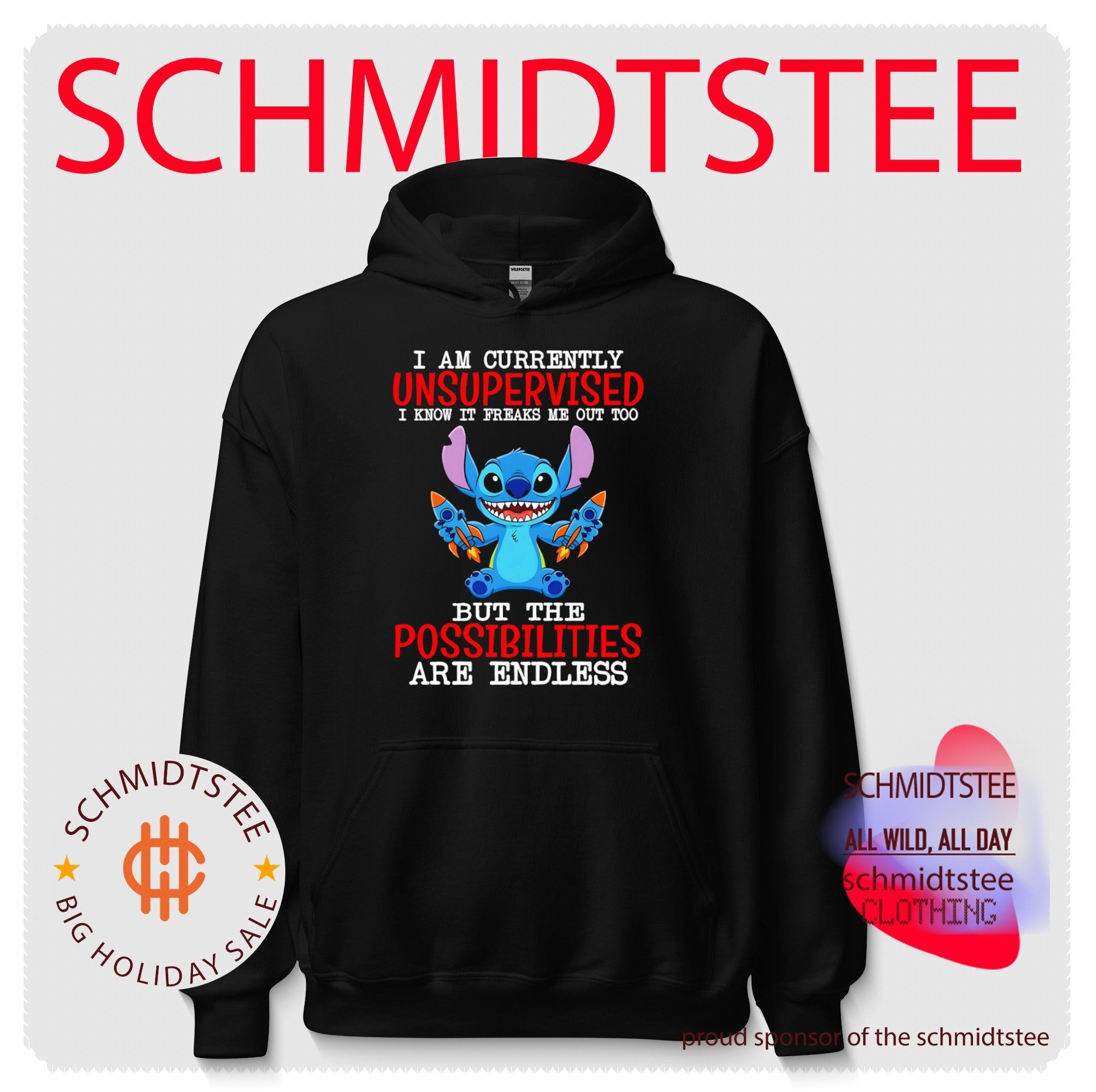 Stitch I Am Currently Unsupervised but the Possibilities Are Endless shirt