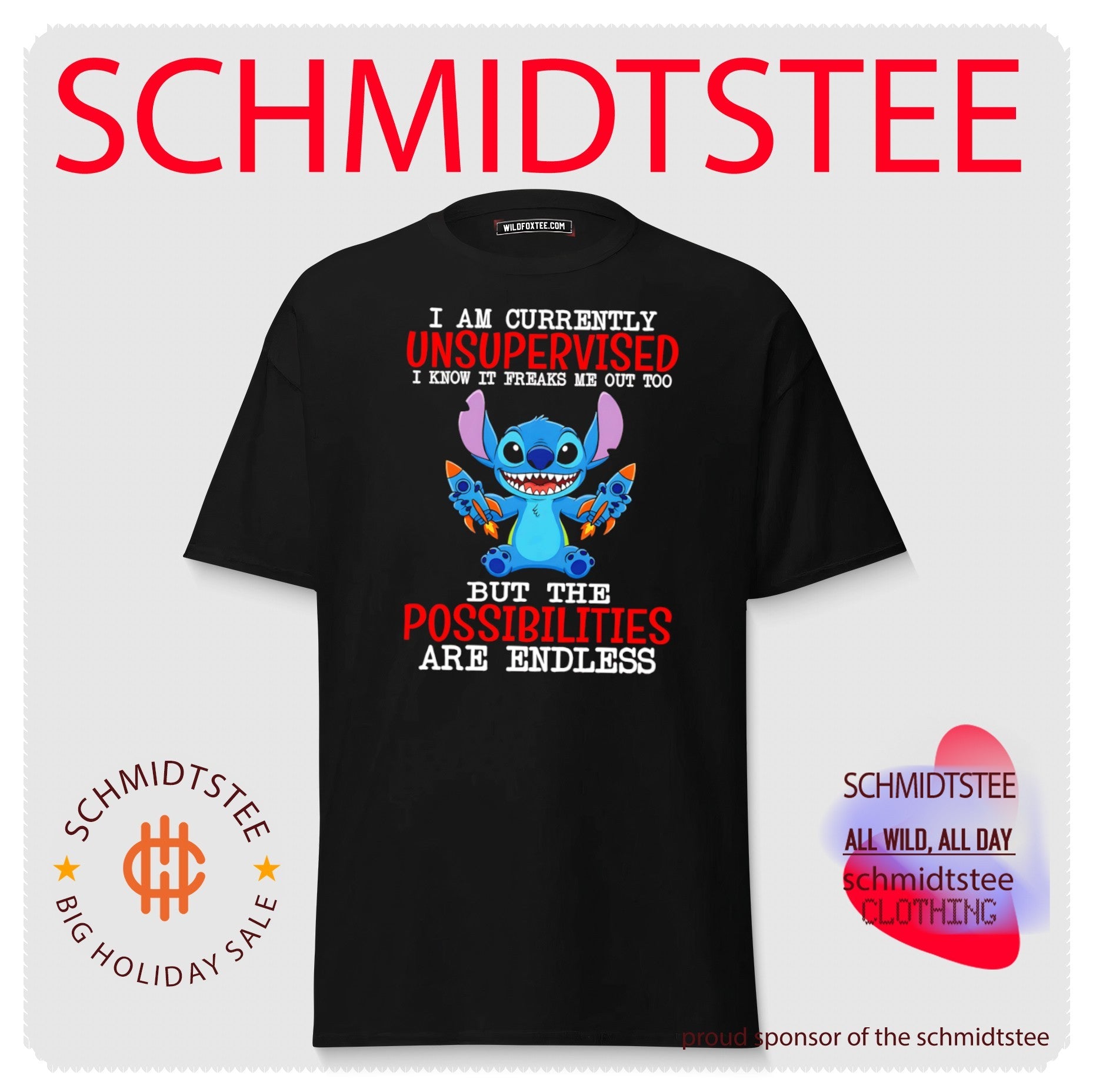 Stitch I Am Currently Unsupervised but the Possibilities Are Endless shirt