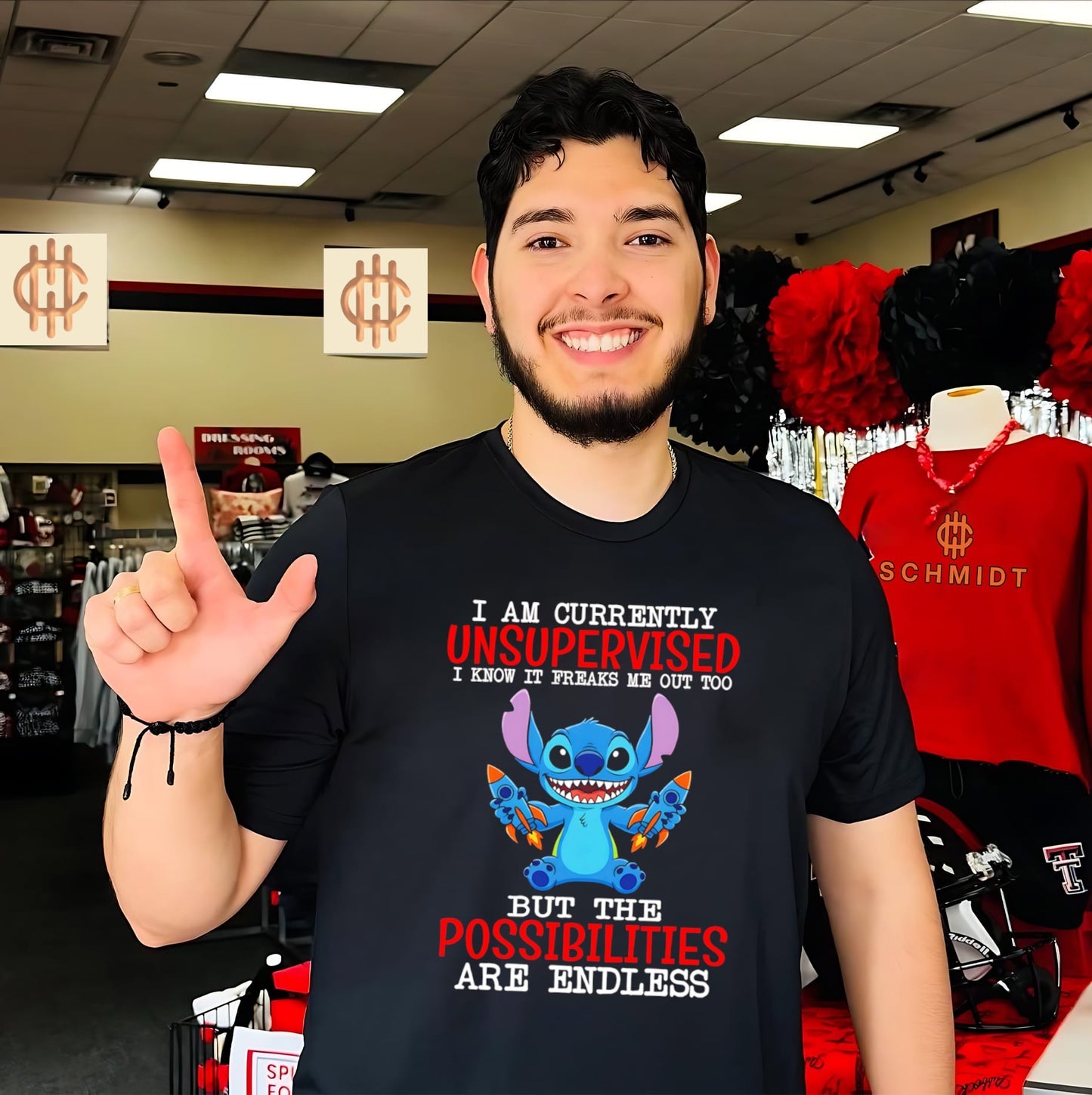 Stitch I Am Currently Unsupervised but the Possibilities Are Endless shirt