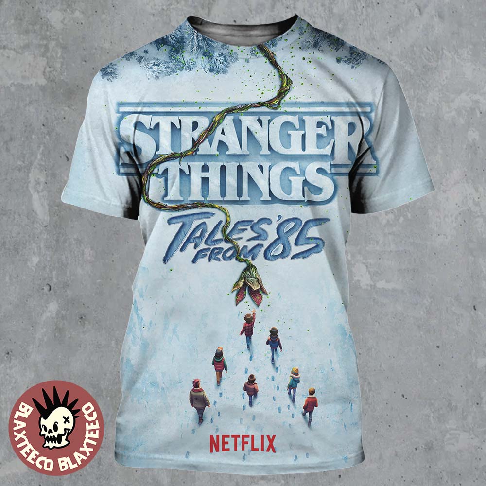 Stranger Things Tales From 85 Official Poster All Over Print Shirt