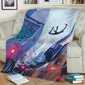 Streets of Spiderverse Fleece Throw Blanket