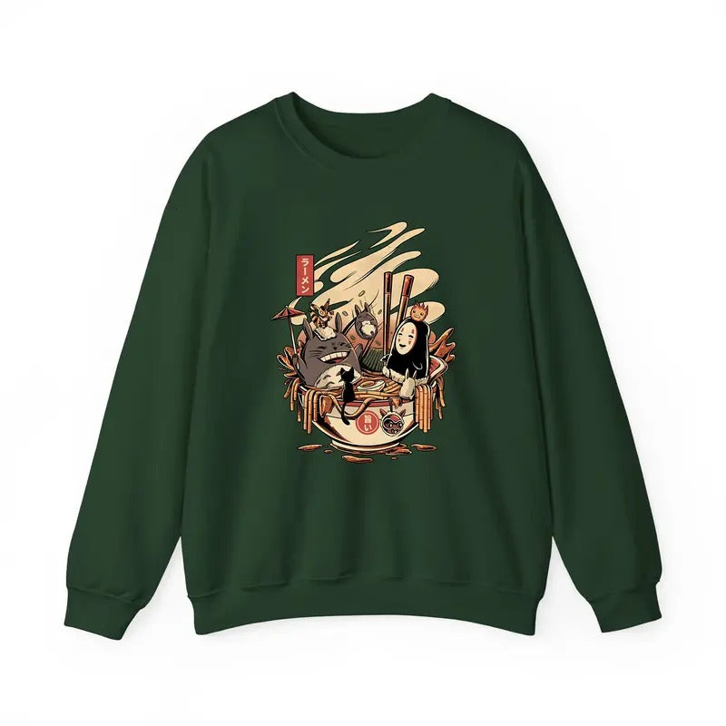 Studio Ghibli Hayao Miyazaki Studio Ghibli Totoro Shirt Ghibli No Face Shirt Howl'S Moving Castle Shirt Ponyo style{N002}5 T-Shirts
