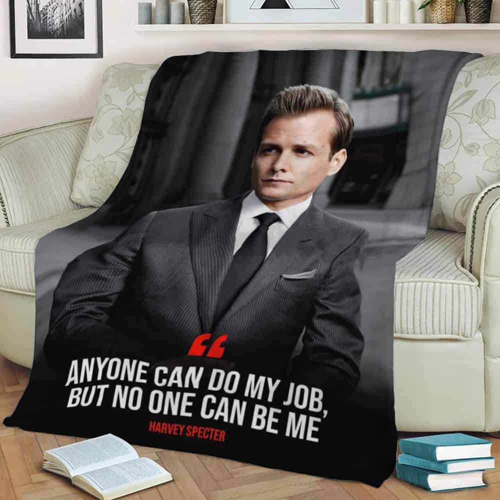 Suits Harvey Specter Fleece Throw Blanket