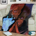 Sukuna Jujutsu Kaisen Fleece Throw Blanket