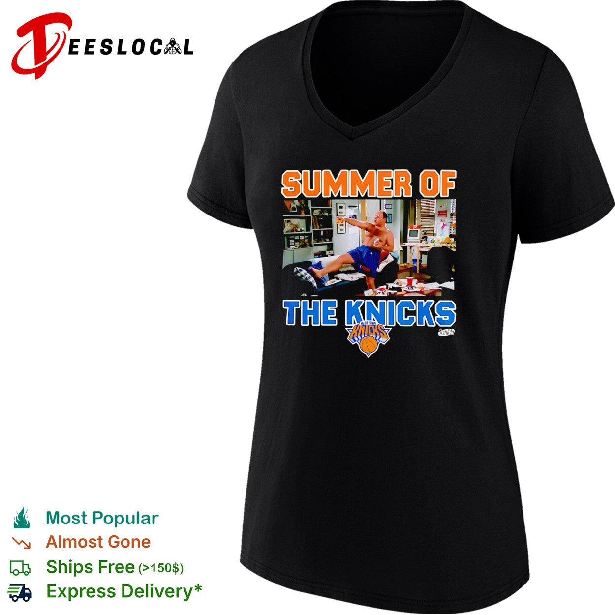 Summer of the Knicks George Costanza Seinfeld New York Knicks NBA Parody shirt