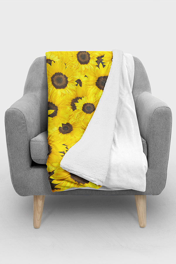 Sunflower Fleece Blanket