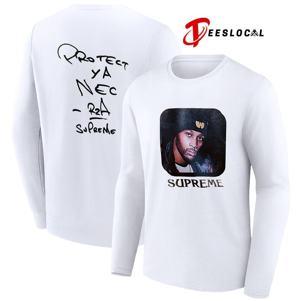 Supreme x Wu Tang Clan RZA protect ya nec graphic shirt