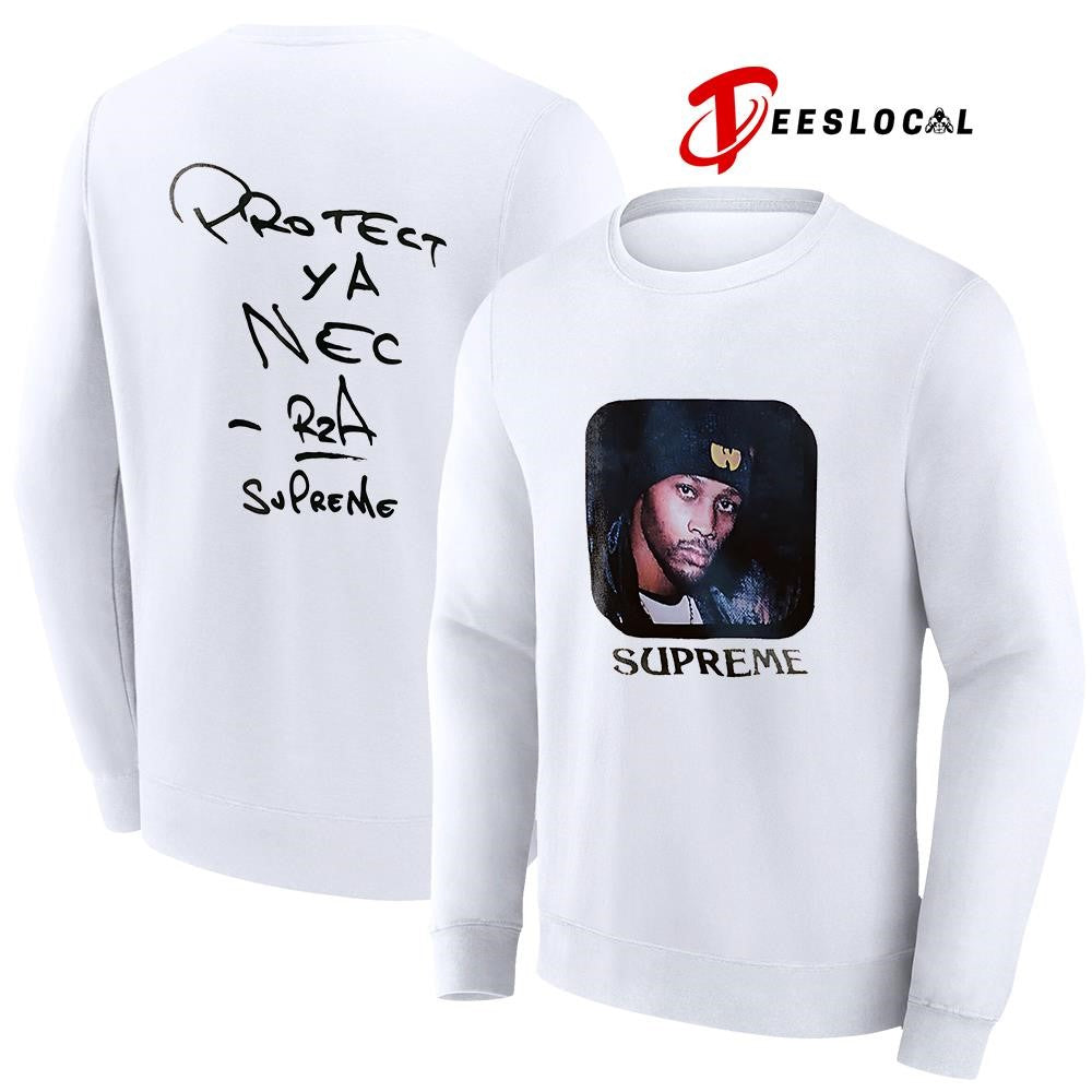 Supreme x Wu Tang Clan RZA protect ya nec graphic shirt