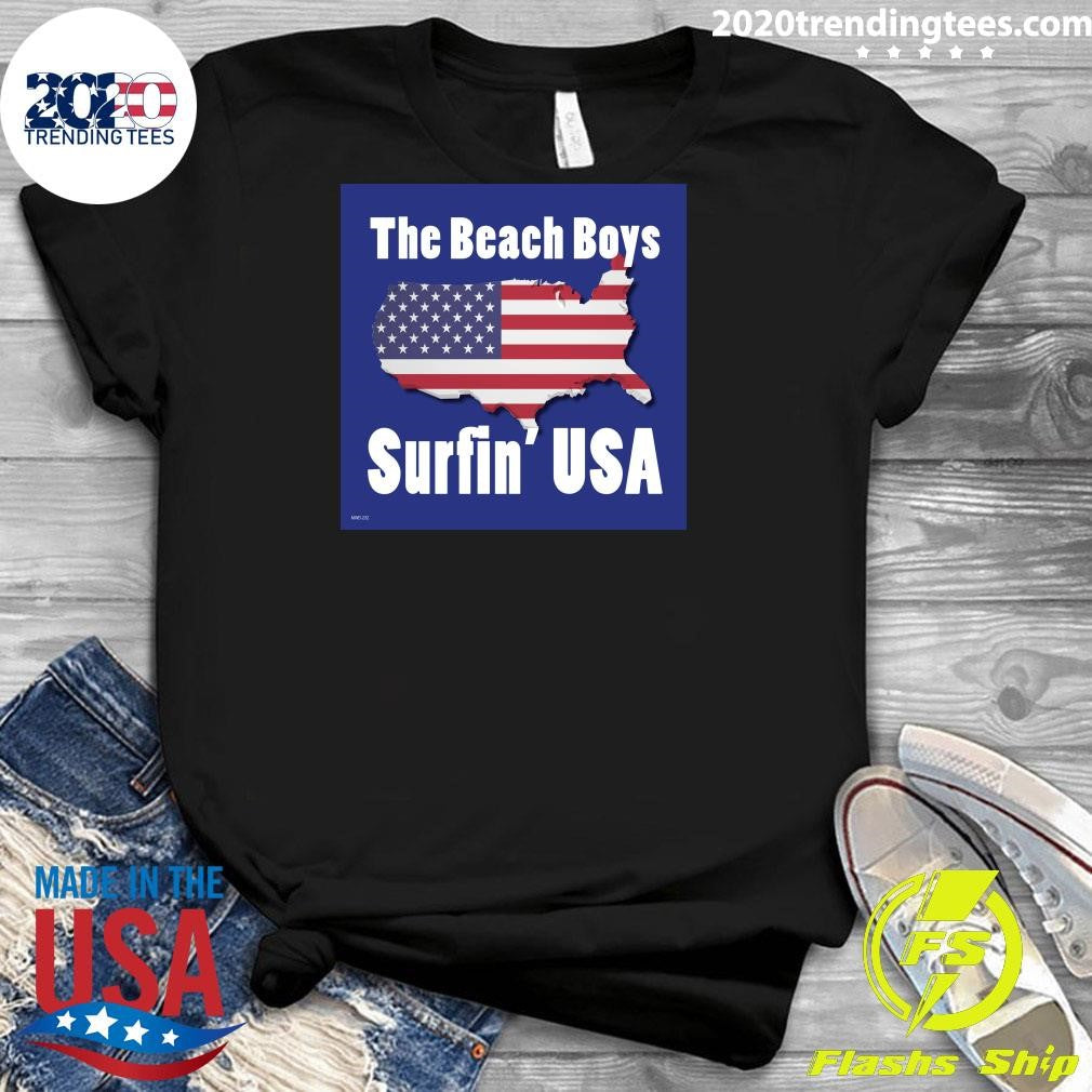Surfin’ USA Flag The Beach Boys Shirt