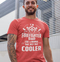 Firefighter Dad Shirt Proud Fireman T-Shirts