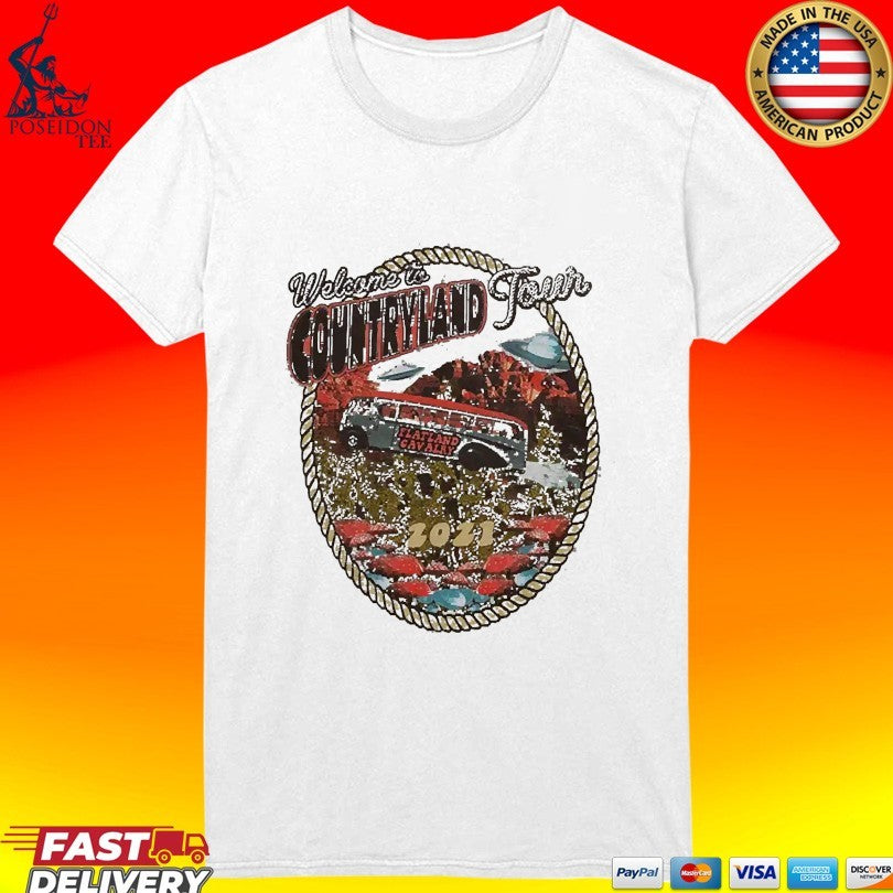 Flatland Cavalry Welcome To Countryland Tour T-shirt
