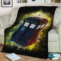 TARDIS Explosion Fleece Throw Blanket