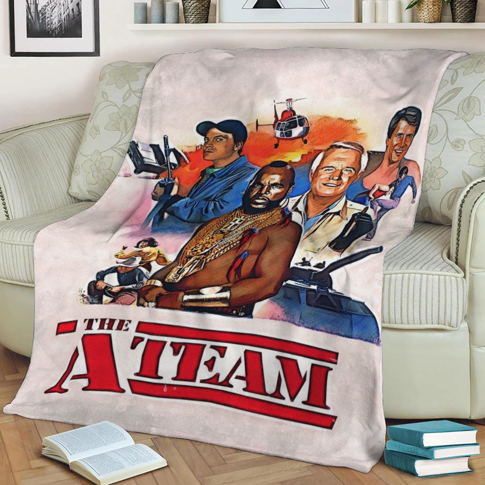 THE A TEAM Fleece Throw Blanket