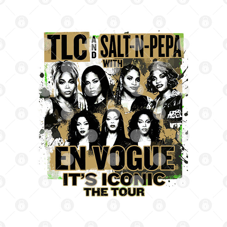 TLC Salt-N-Pepa En Vogue It’s Iconic Tour T Shirt