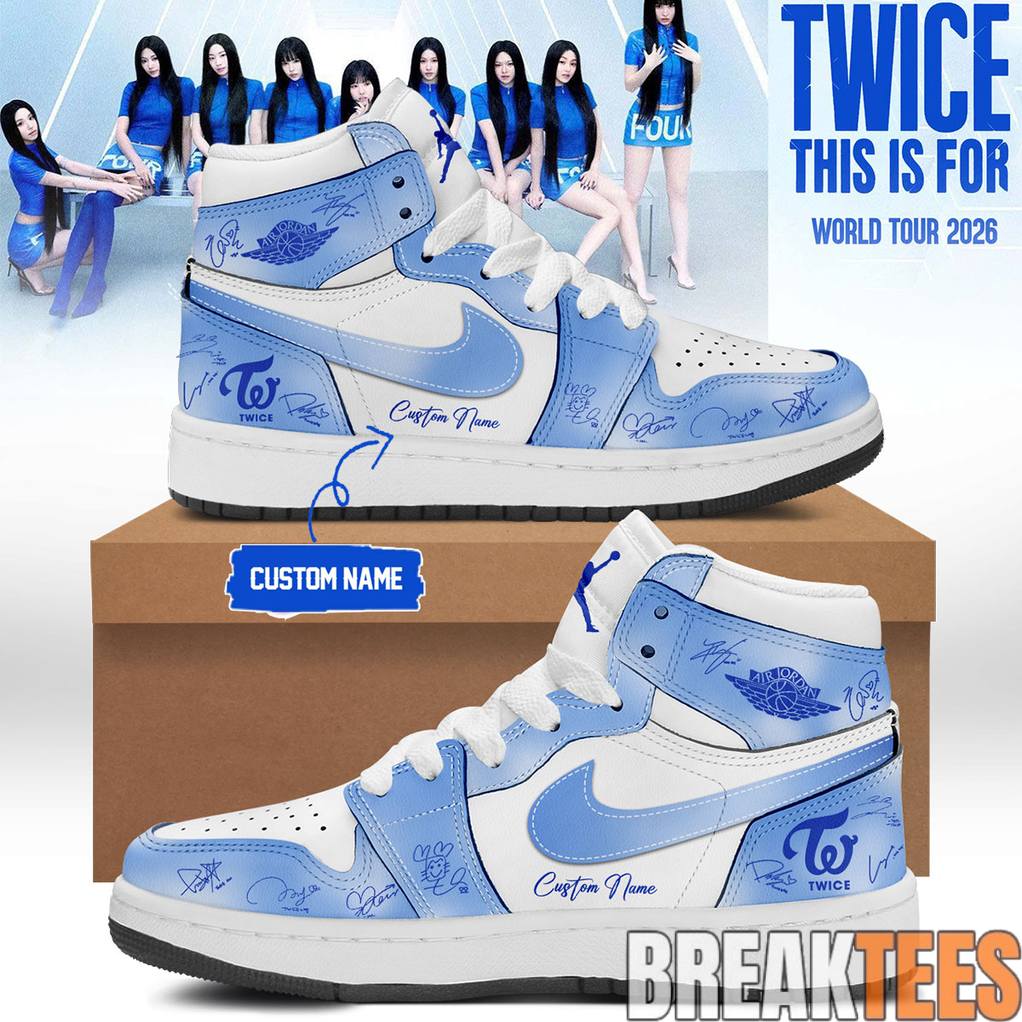 TWICE THIS IS FOR WORLD TOUR 2026 Custom Air Jordan 1