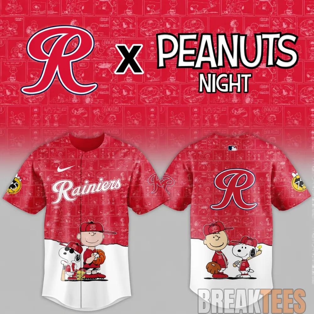 Tacoma Rainiers x Peanuts Night MiLB 2026 Baseball Jersey