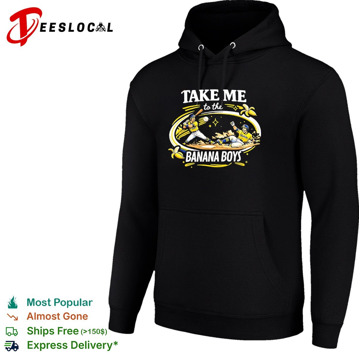 Take Me to the Banana Boys baseball shirt