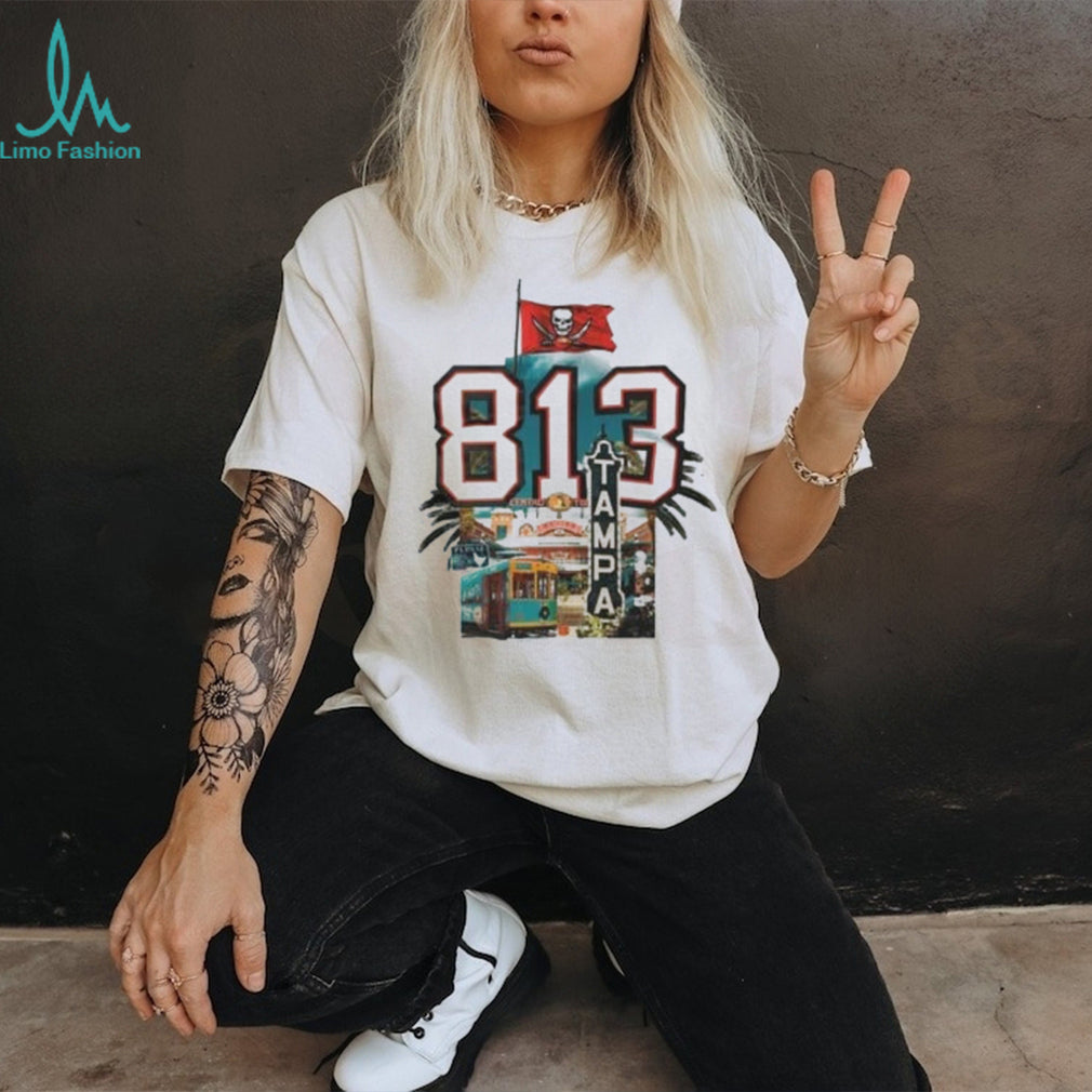 Tampa 813 Collage Ybor City Bucs shirt