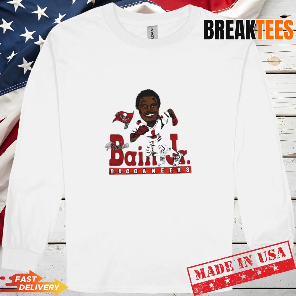 Tampa Bay Buccaneers Rueben Bain Jr NFL Caricature T-Shirt