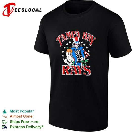 Tampa Bay Rays x Grateful Dead Uncle Sam MLB graphic shirt