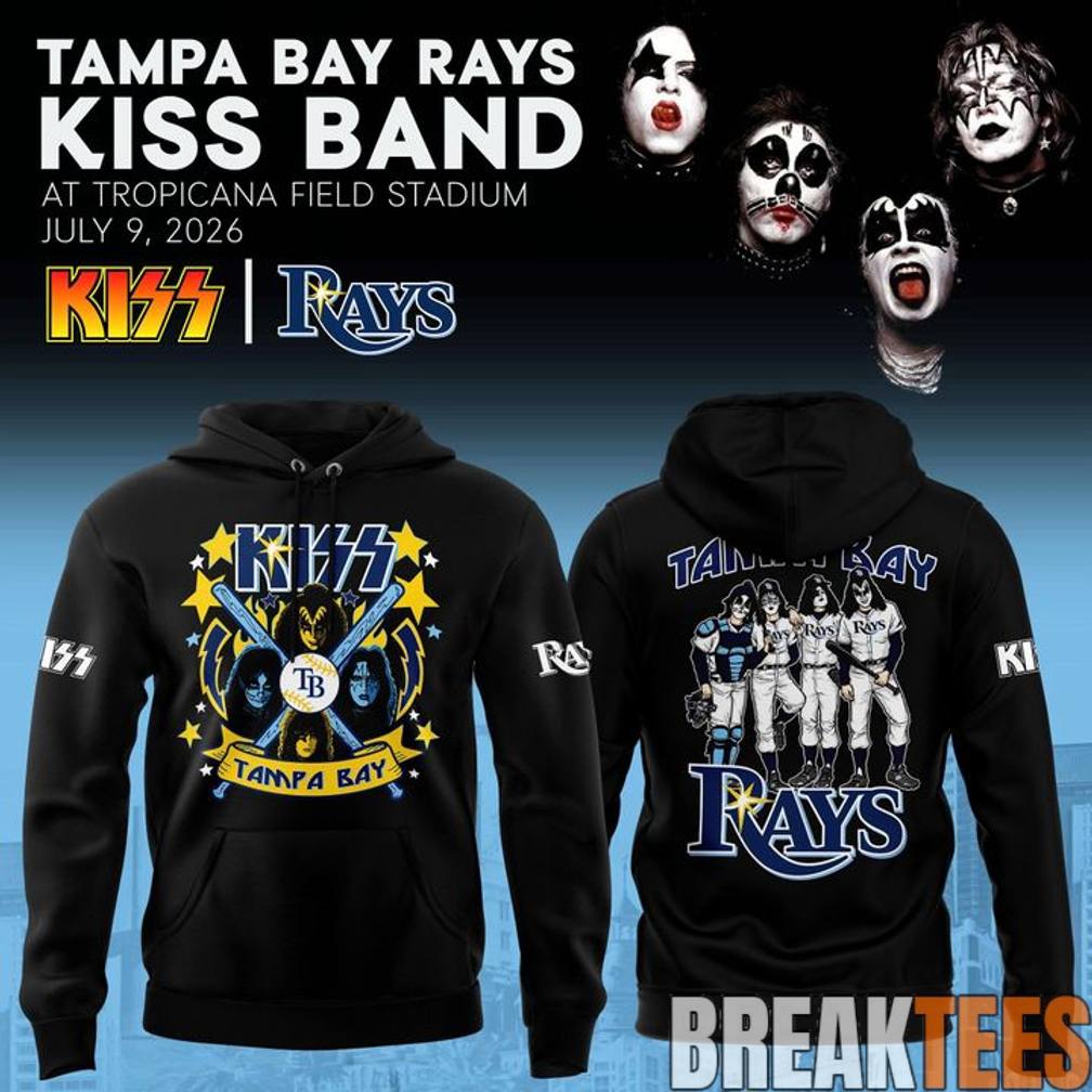 Tampa Bay Rays x Kiss Night 2026 Hoodie