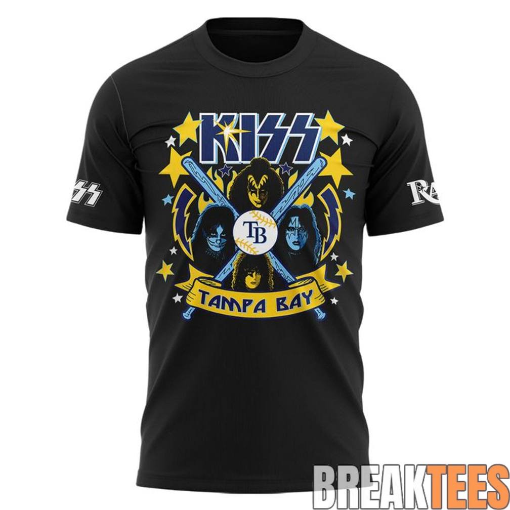 Tampa Bay Rays x Kiss Night 2026 T-Shirt