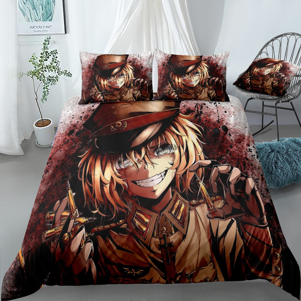 Tanya Degurechaff Bedding Set (Duvet Cover & Pillow Shams)