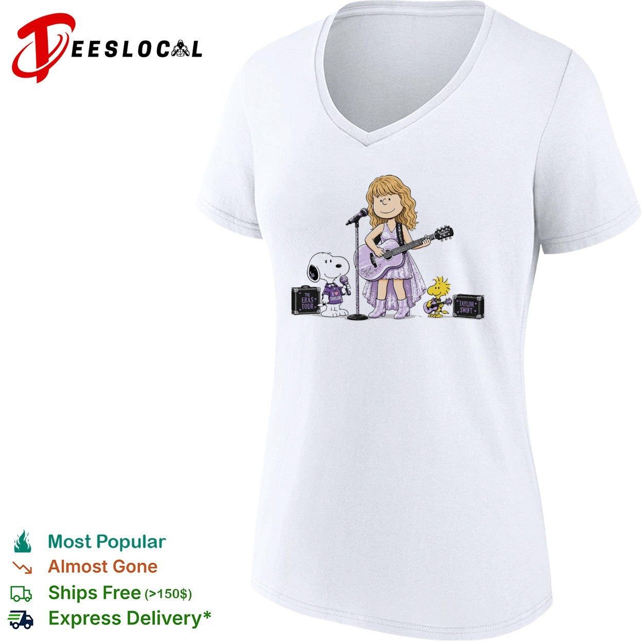 Taylor Snoopy Woodstock The Eras Tour I Love Taylor Speak Now shirt