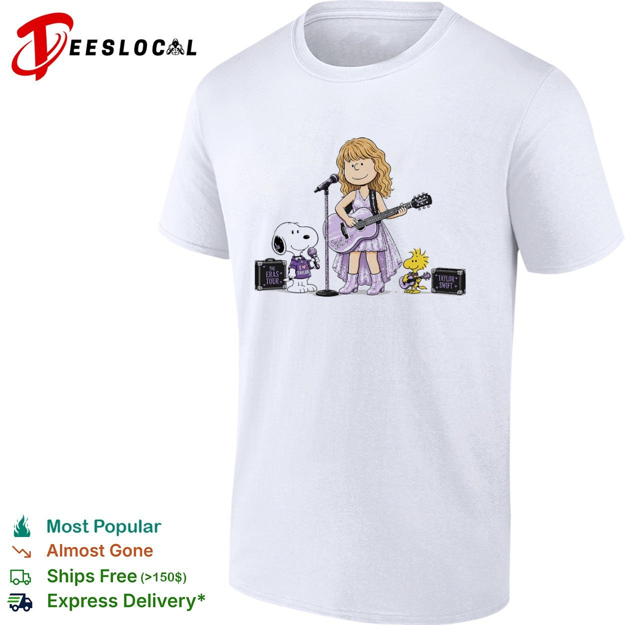 Taylor Snoopy Woodstock The Eras Tour I Love Taylor Speak Now shirt
