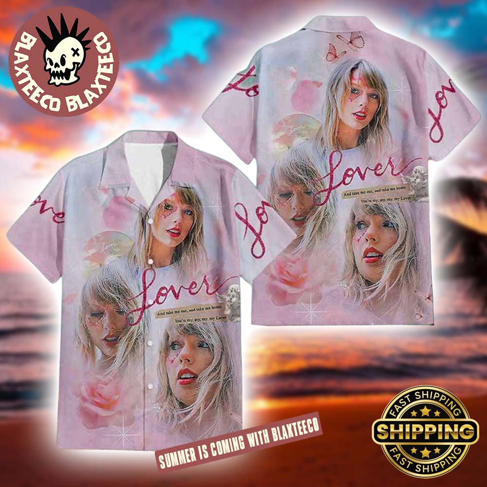 Taylor Swift Lover Album Iconic Pink 2026 Hawaiian Shirt For Swifties