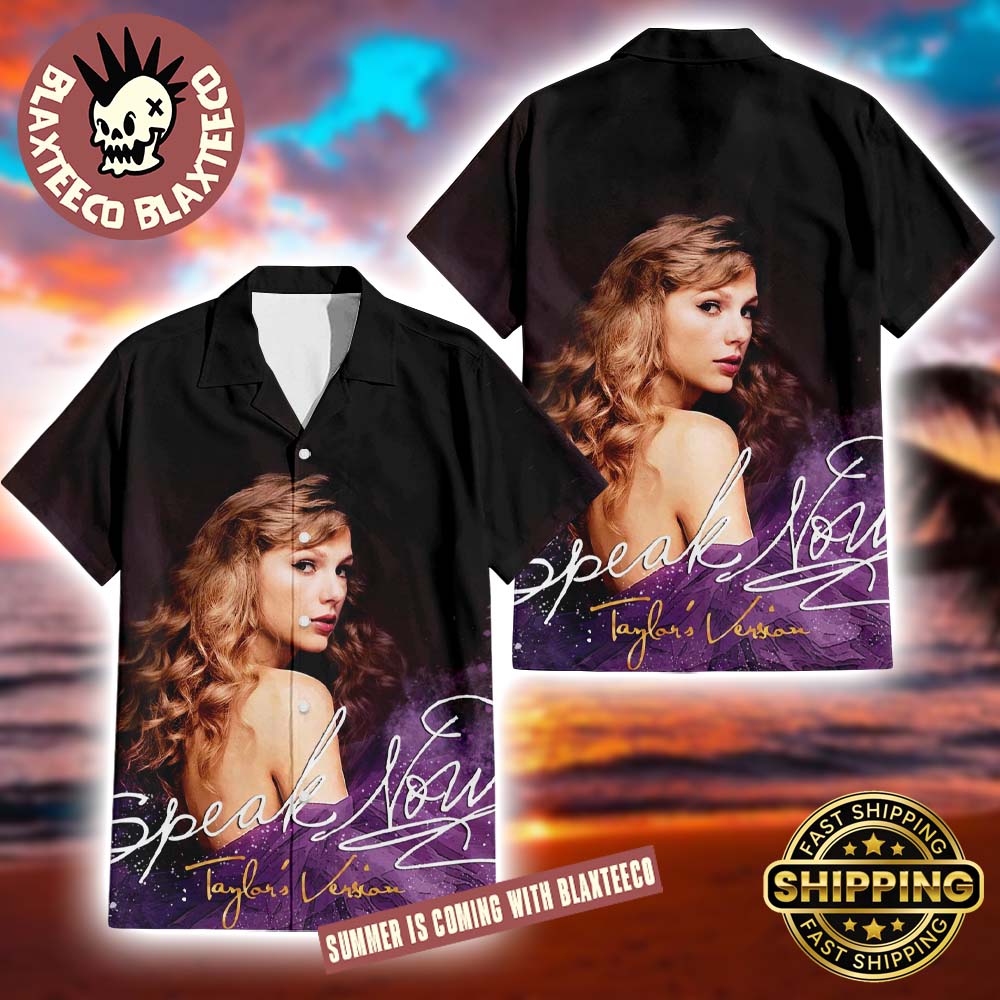 Taylor Swift Speak Now Taylor’s Version Album Cover 2026 Summer Hawaiian Shirt Gift For Fans
