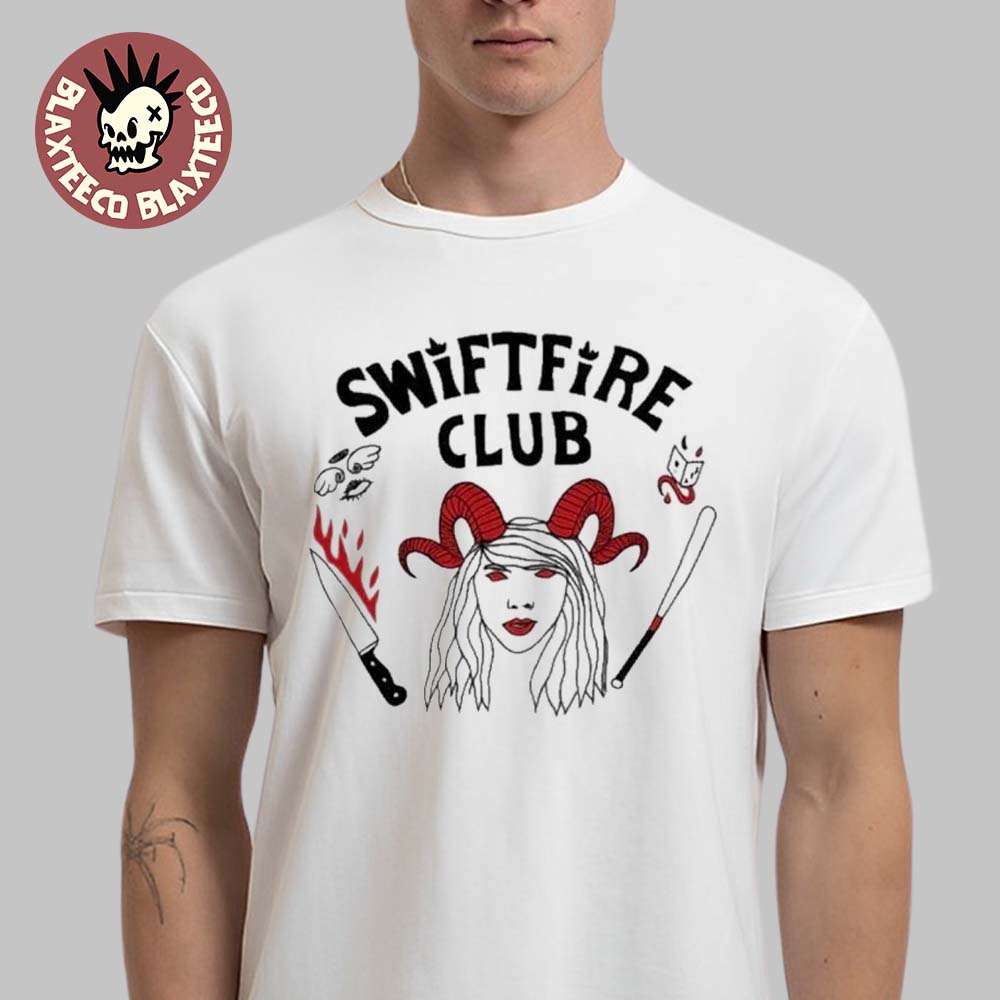 Taylor Swift X Stranger Things Swiftfire Club T-Shirt