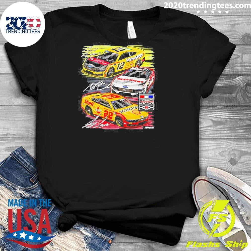 Team Penske Three-Car Team Signatures Shirt