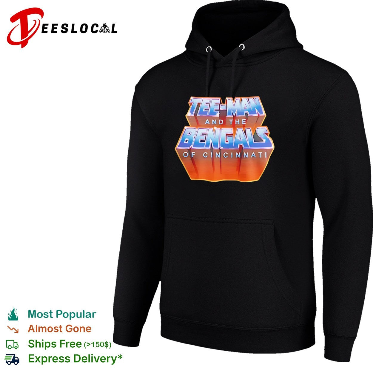 Tee Higgins Cincinnati Bengals He-Man and the Masters of the Universe parody shirt