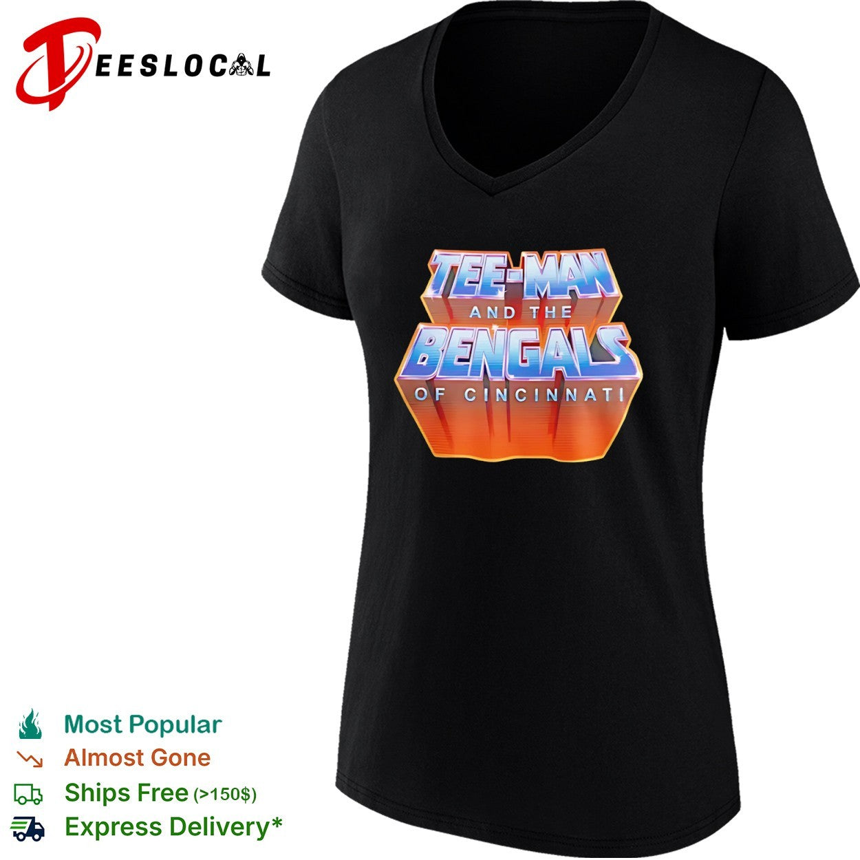 Tee Higgins Cincinnati Bengals He-Man and the Masters of the Universe parody shirt