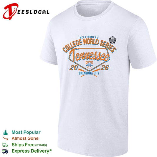 Tennessee Lady Volunteers NCAA College World Series 2026 Oklahoma City Logo shirt