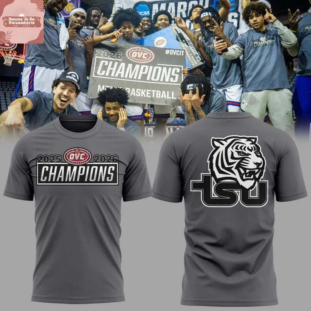 Tennessee State Tigers Men’s Basketball OVC Tourney Championship 2026 Shirt