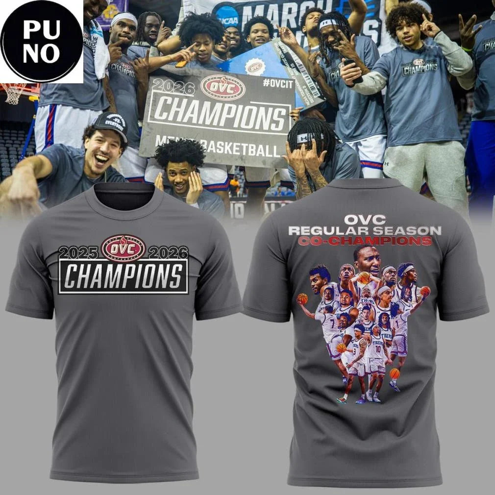 Tennessee State Tigers Men’s Basketball Ohio Valley Conference Champions 2026 Shirt