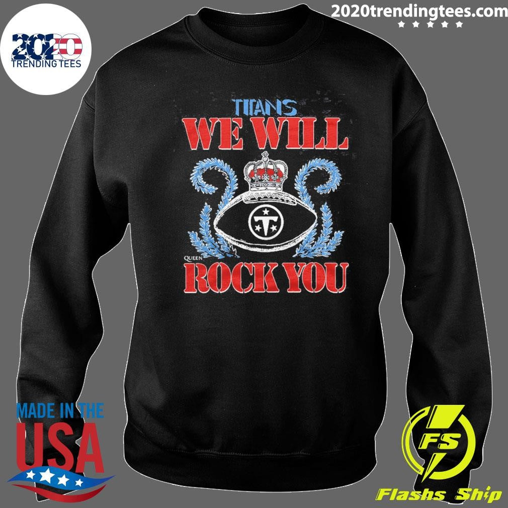 Tennessee Titans NFL 2026 We Will Rock You Schedule Queen Tri-Blend Shirt