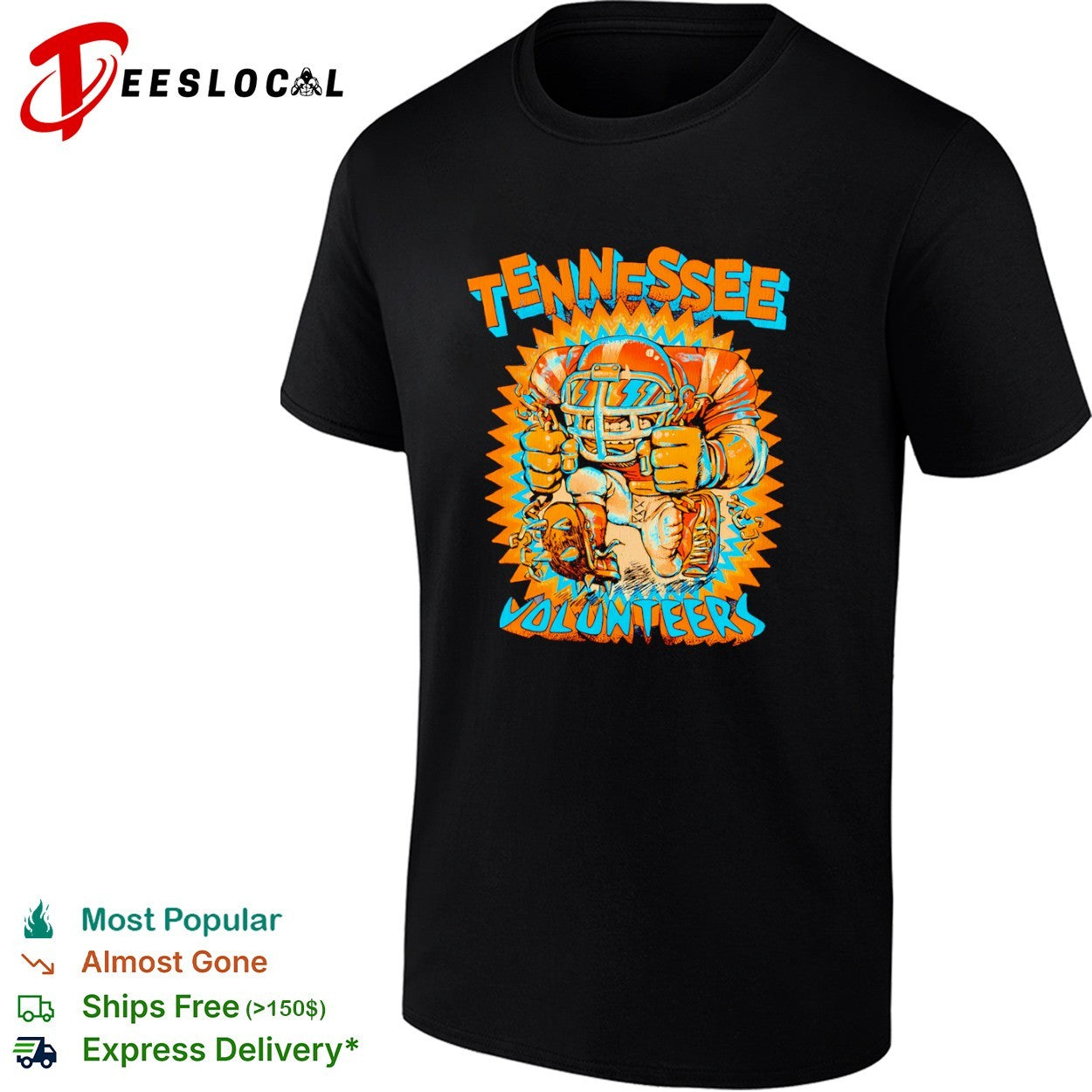Tennessee Volunteers football mascot logo shirt
