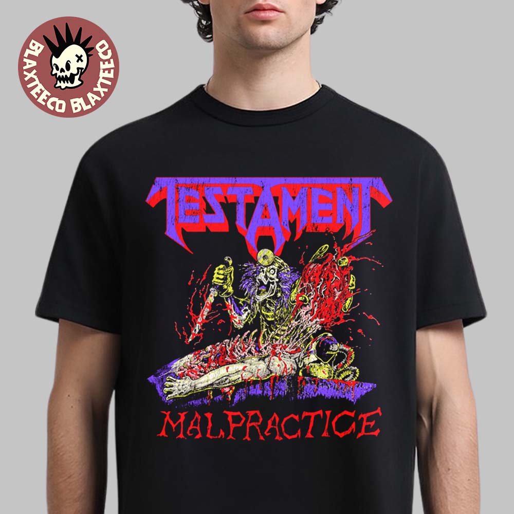 Testament Souls Of Black Collection Malpractice T-Shirt