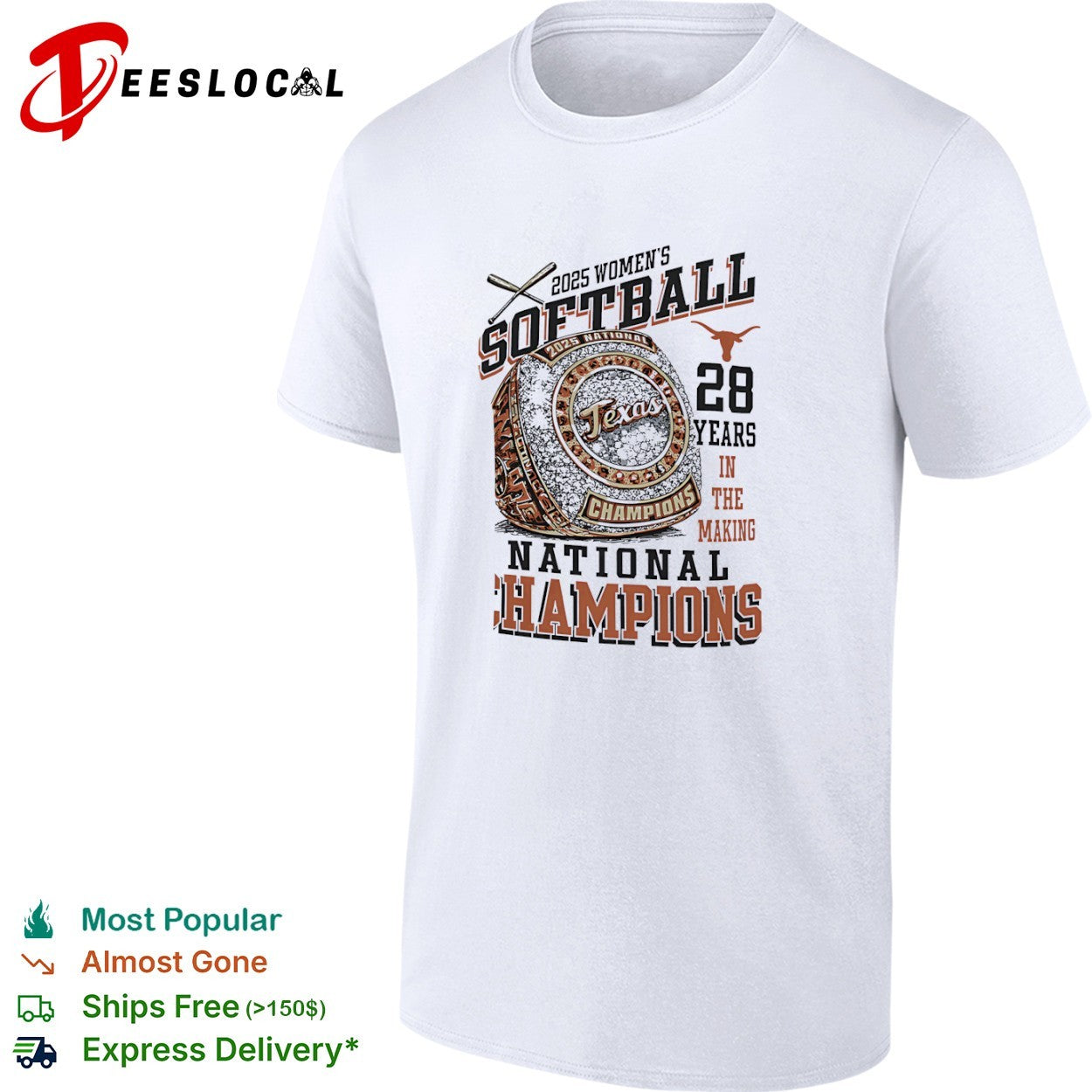 Texas Longhorns 2025 Softball National Champions 28 Years in the Making shirt