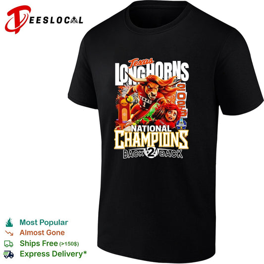 Texas Longhorns 2026 National Champions Back to Back NCAA Softball University shirt