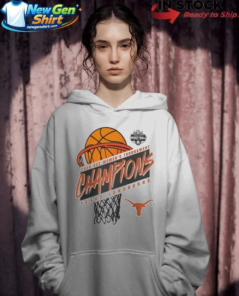 Texas Longhorns 2026 SEC Women’s Basketball Tournament Champions Shirt